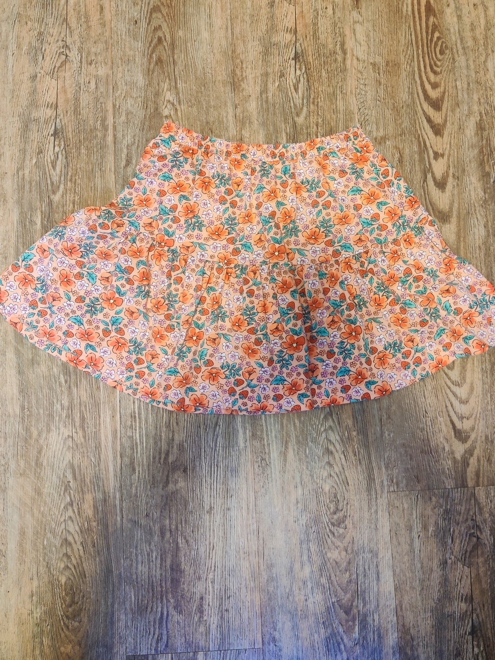 (⭐ 5/20)George Orange Floral Skort